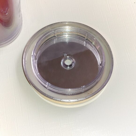 2014 Starbucks Gradient Red Ombre Gold Top 24 Oz Venti Tumbler - Picture 8 of 8